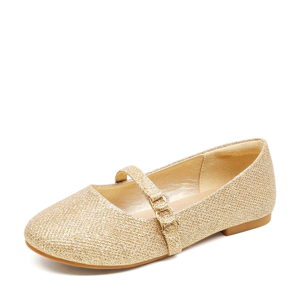 Girls Mary Jane Ballet Flats - GOLD -  0